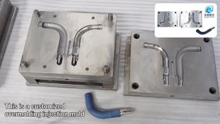 Niestandardowe formowanie wkładek do owijania plastiku wokół części metalowych Forma wtryskowa