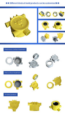 Niestandardowa forma do odlewania ciśnieniowego z aluminium z bazą formy JLS na 200000-1000000 cykli oraz usługi OEM/ODM