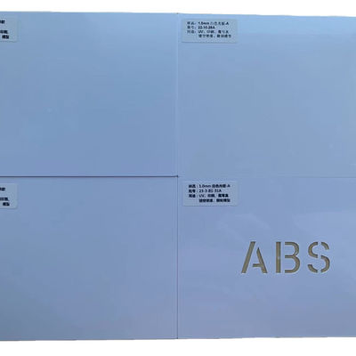 Materiał środowiskowy ISO9001 Certyfikowany arkusz z tworzyw sztucznych ABS o specjalnej grubości do grawerowania i formowania próżniowego